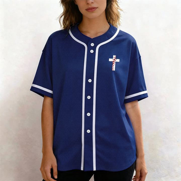 Christianartworkshop Philippians 4:13 I Can Do All Things Unisex Baseball Jersey - image 46