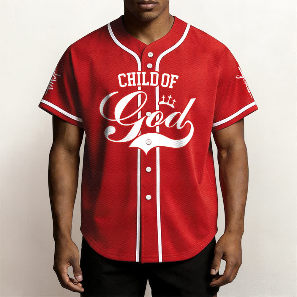 Christianartworkshop Child Of God Personalized Name Number Unisex Custom Baseball Jersey - image 22