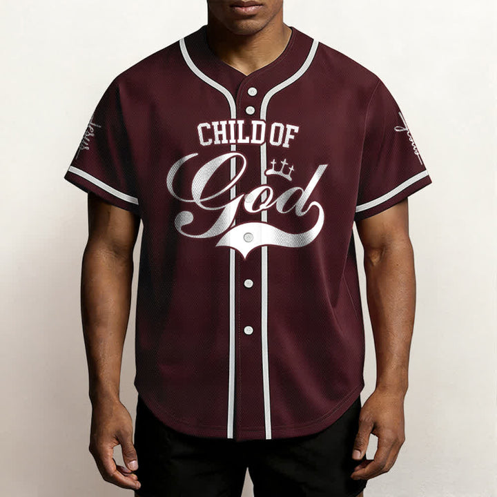Christianartworkshop Child Of God Personalized Name Number Unisex Custom Baseball Jersey - image 30