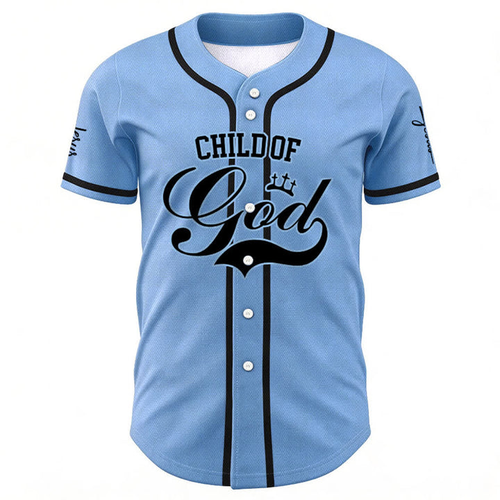 Christianartworkshop Child Of God Personalized Name Number Unisex Custom Baseball Jersey - image 34