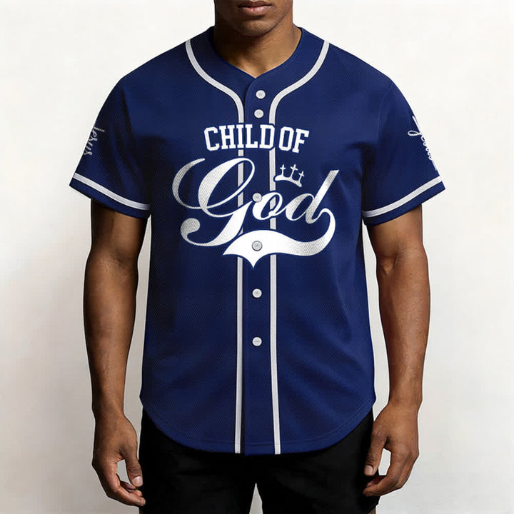 Christianartworkshop Child Of God Personalized Name Number Unisex Custom Baseball Jersey - image 46