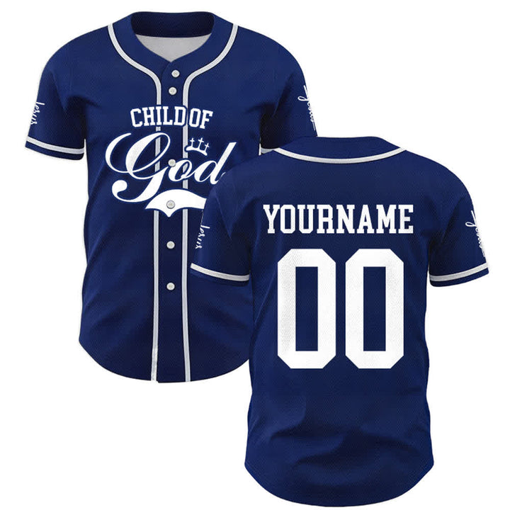 Christianartworkshop Child Of God Personalized Name Number Unisex Custom Baseball Jersey - image 41