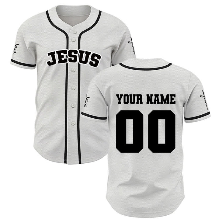 Christianartworkshop Classic Jesus Personalized Sportswear Unisex Custom Baseball Jersey - image 9