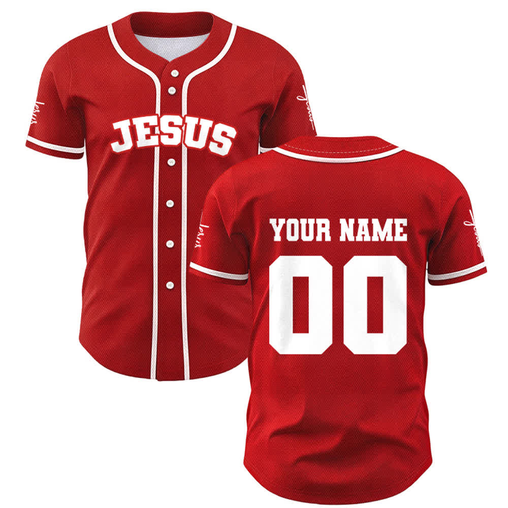 Christianartworkshop Classic Jesus Personalized Sportswear Unisex Custom Baseball Jersey - image 17