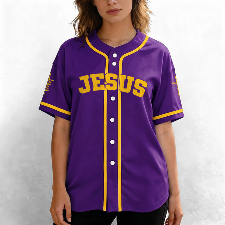 Christianartworkshop Classic Jesus Personalized Sportswear Unisex Custom Baseball Jersey - image 70