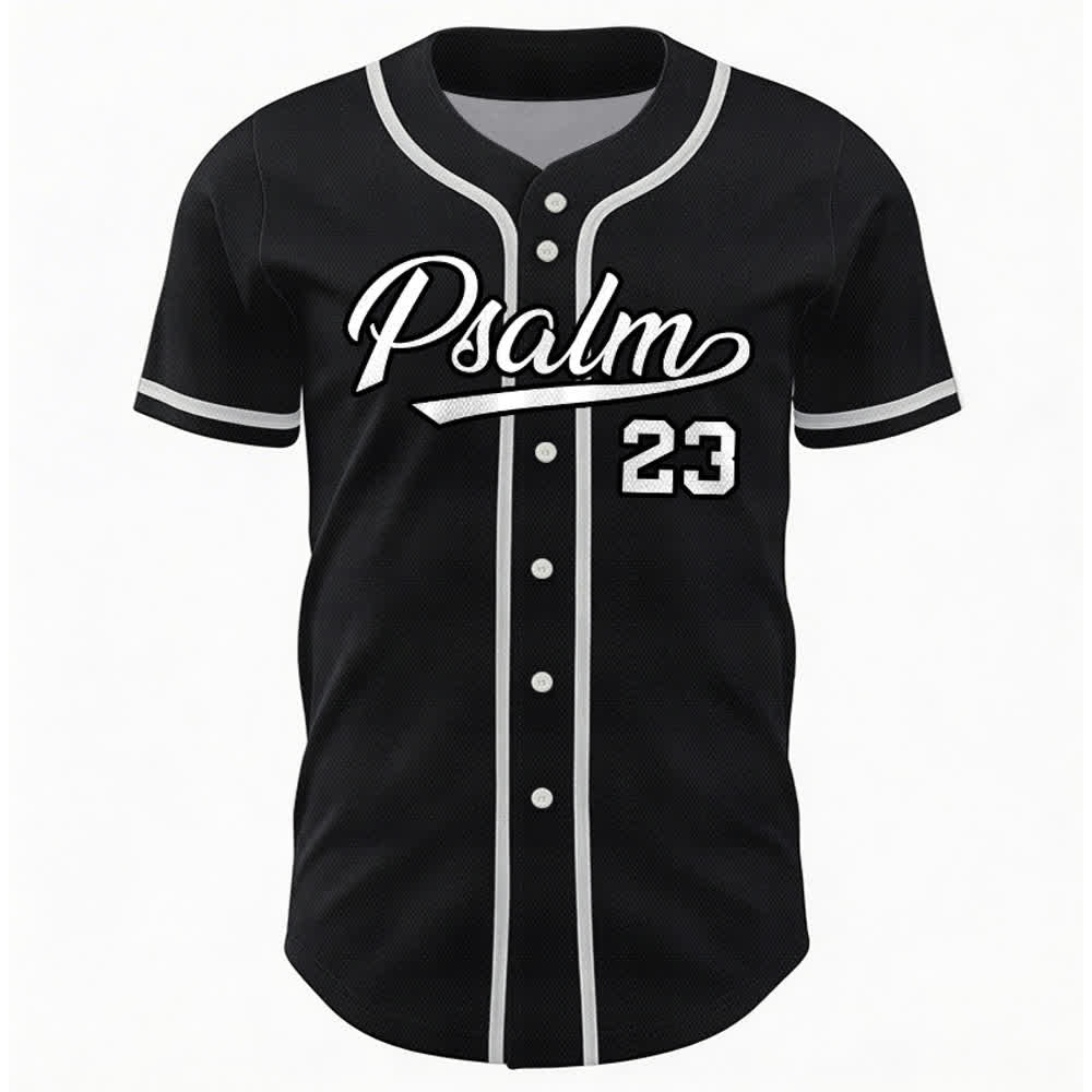 Christianartworkshop Retro Sport Style Psalm 23 Unisex Baseball Jersey - image 15