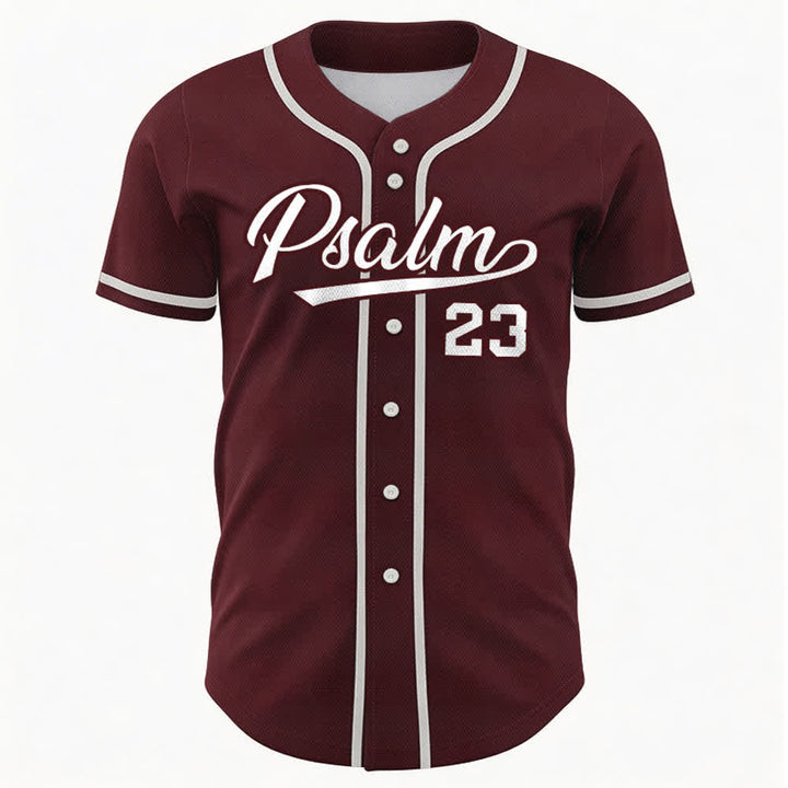 Christianartworkshop Retro Sport Style Psalm 23 Unisex Baseball Jersey - image 29
