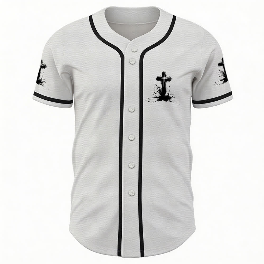 Christianartworkshop Not All Superheroes Wear Capes A Cross Unisex Baseball Jersey - image 2