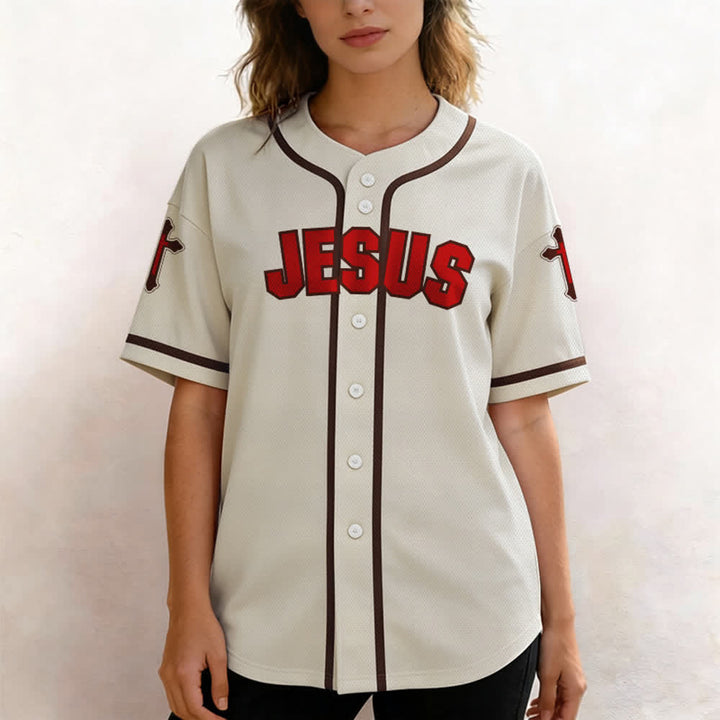Christianartworkshop The Cross Is The Evidence Of God's Love Unisex Baseball Jersey - image 4
