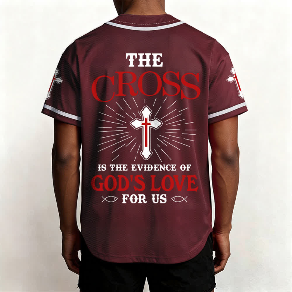 Christianartworkshop The Cross Is The Evidence Of God's Love Unisex Baseball Jersey - image 34