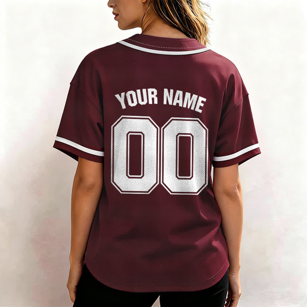 Christianartworkshop Faith Over Fear Custom Name Number Unisex Baseball Jersey - image 39