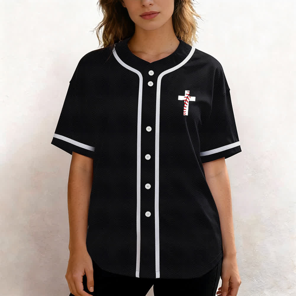 Christianartworkshop Philippians 4:13 I Can Do All Things Unisex Baseball Jersey - image 20