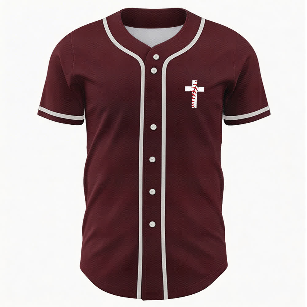 Christianartworkshop Philippians 4:13 I Can Do All Things Unisex Baseball Jersey - image 30