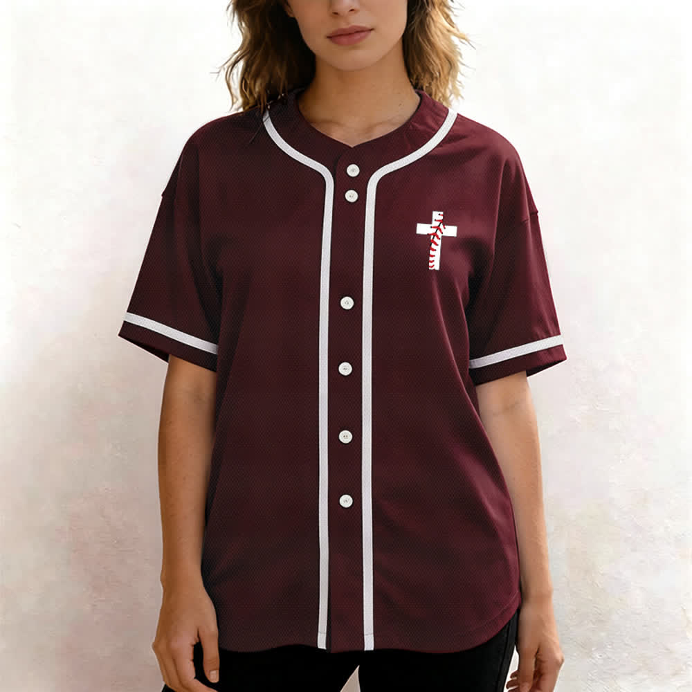 Christianartworkshop Philippians 4:13 I Can Do All Things Unisex Baseball Jersey - image 34