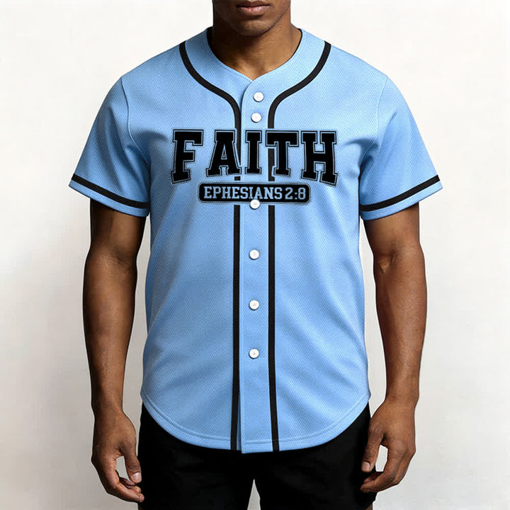 Christianartworkshop Faith Custom Name Number Baseball Jersey - image 52