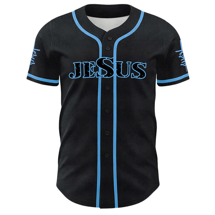 Christianartworkshop Jesus Is My Everything Faith Unisex Baseball Jersey - image 1