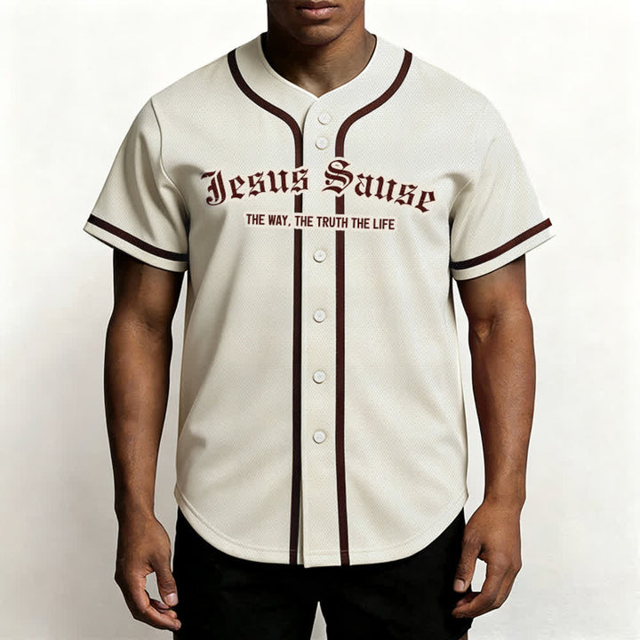 Christianartworkshop The Way The Truth The Life Faith Baseball Jersey - image 5