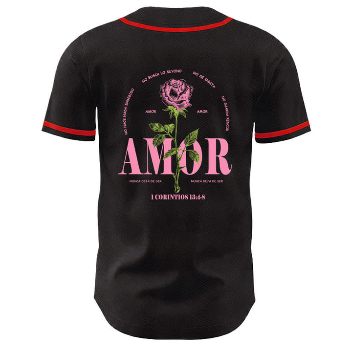 Christianartworkshop Faith Over Fear Lamb Skull Cross Christian Unisex Baseball Jersey - image 16