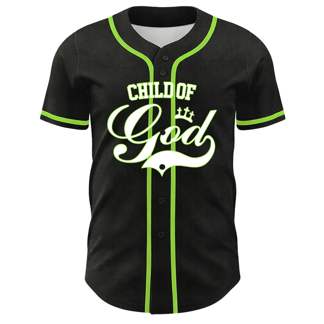 Christianartworkshop I Am A Child Of God Lamb Crown Graphic Unisex Baseball Jersey - image 23