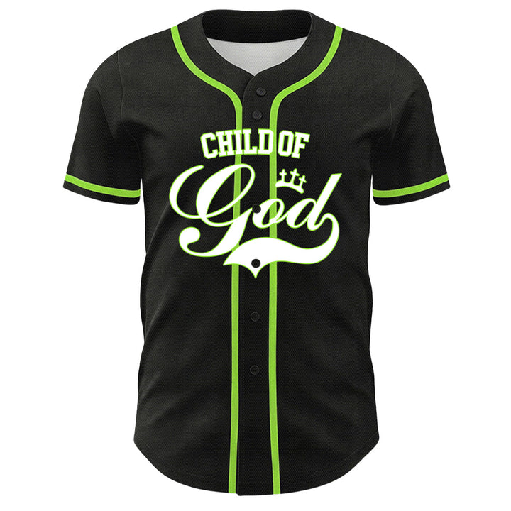 Christianartworkshop I Am A Child Of God Lamb Crown Graphic Unisex Baseball Jersey - image 23