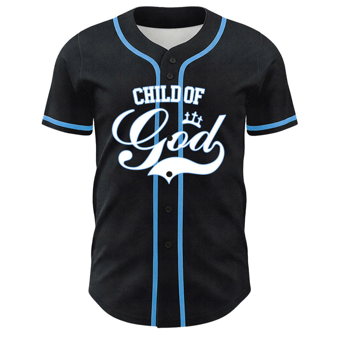Christianartworkshop I Am A Child Of God Lamb Crown Graphic Unisex Baseball Jersey - image 8