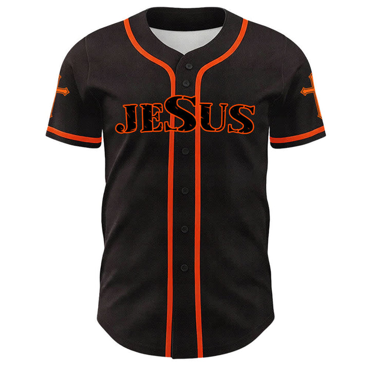 Christianartworkshop Jesus Virgin Mary Crucifix Cross Christian Unisex Baseball Jersey - image 53