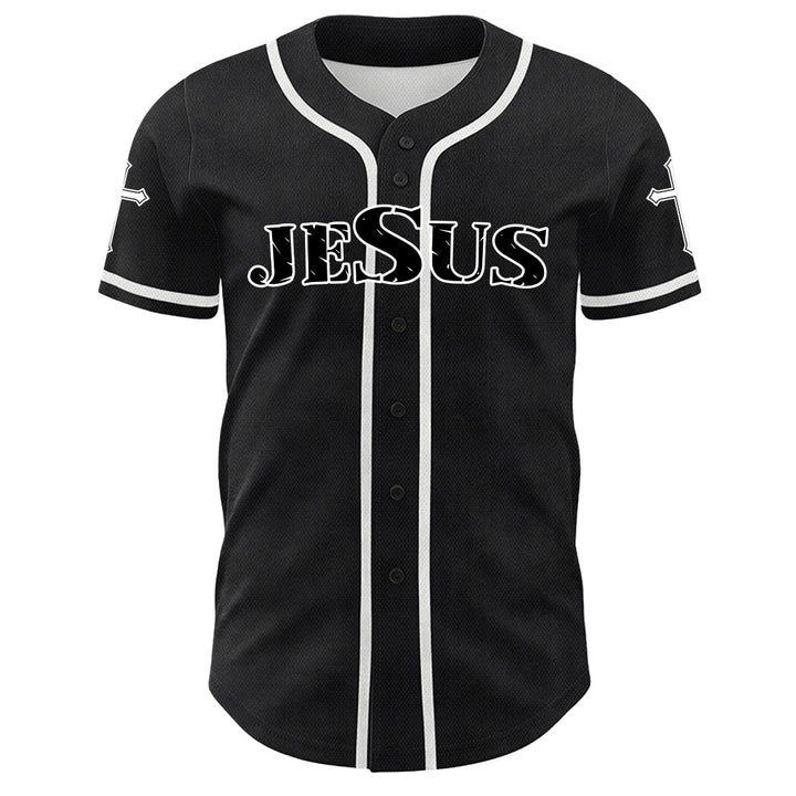 Christianartworkshop Lion Of Judah Jesus Cross Graphic Unisex Baseball Jersey - image 11