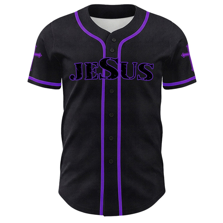 Christianartworkshop Jesus Virgin Mary Crucifix Cross Christian Unisex Baseball Jersey - image 26