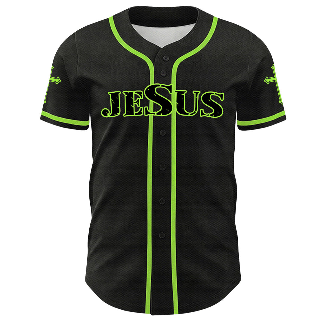 Christianartworkshop Jesus Virgin Mary Crucifix Cross Christian Unisex Baseball Jersey - image 23