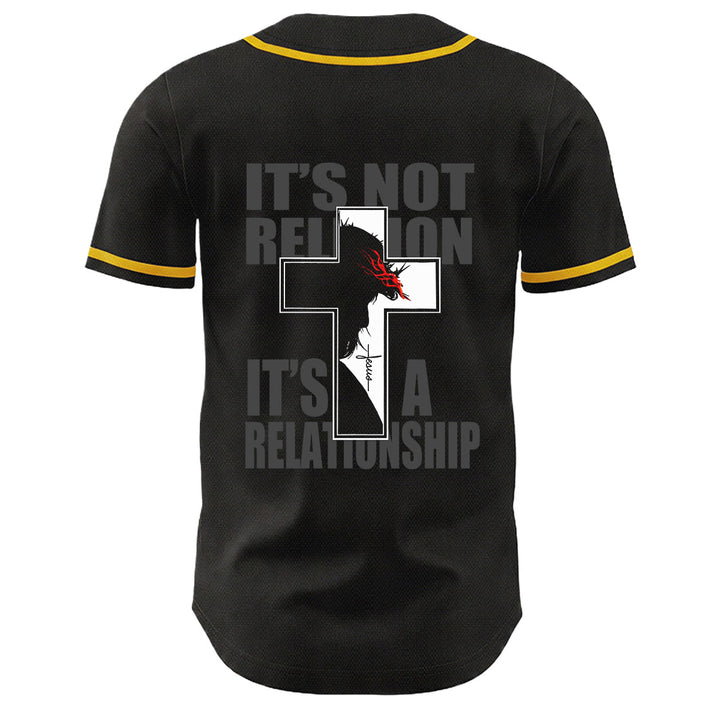 Christian Virgin Mary Jesus Crucifix Cross Graphic Baseball Jersey - image 10