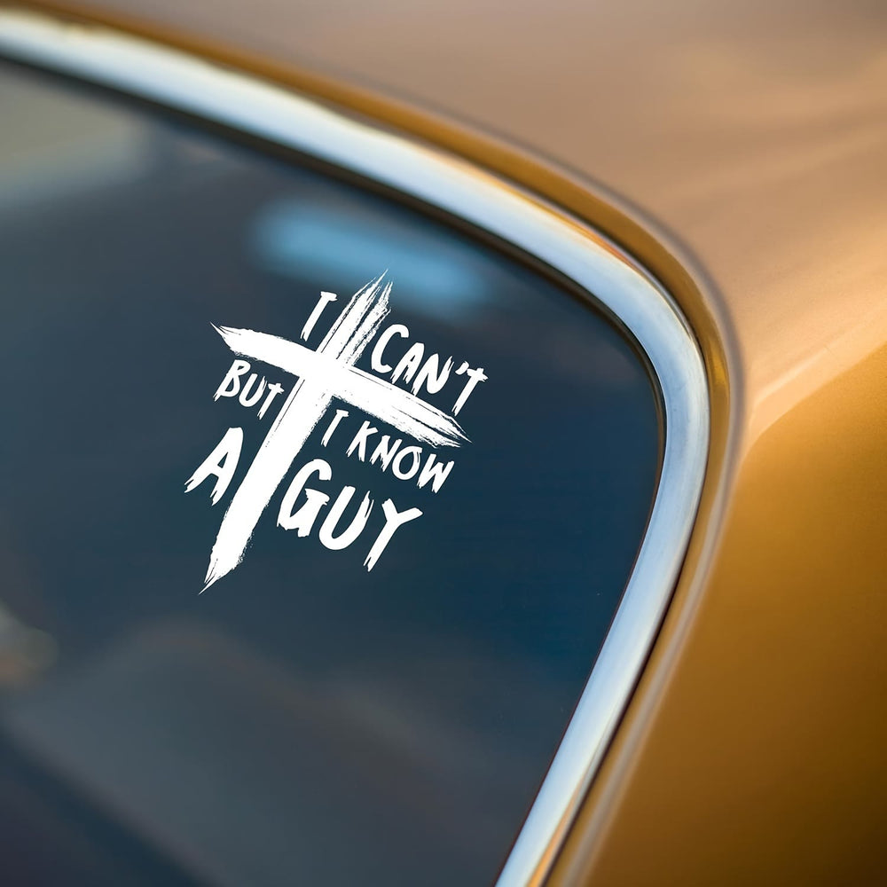 Christianartworkshop Distressed Texture Cross Faith Vehicle Decal: Charm of Rugged Heavenly Testimony - Set of 10 - image 1