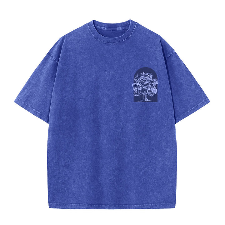 Christianartworkshop Living Proof Tree Oversized Washed T-Shirt - image 20