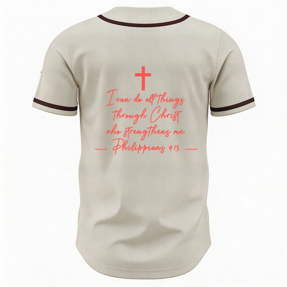 Christianartworkshop Jesus Christ 33 Light Blue Mesh Baseball Jersey - image 23