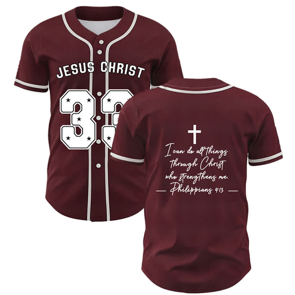 Christianartworkshop Jesus Christ 33 Light Blue Baseball Jersey - Wine - 5XL - image 28
