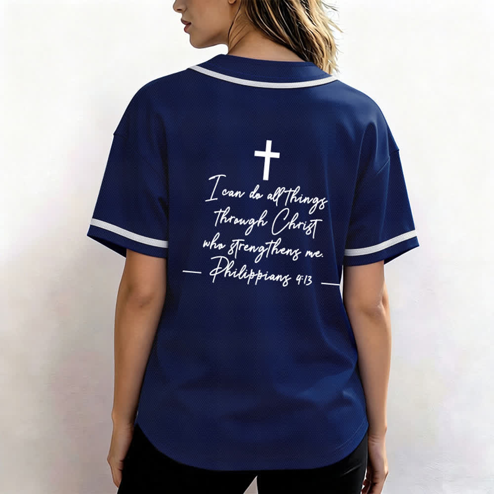Christianartworkshop Jesus Christ 33 Light Blue Mesh Baseball Jersey - image 53