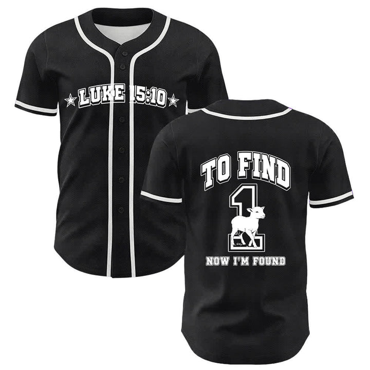Christianartworkshop Luke 15:10 Found Sheep Mesh Baseball Jersey - White - 5XL - image 3