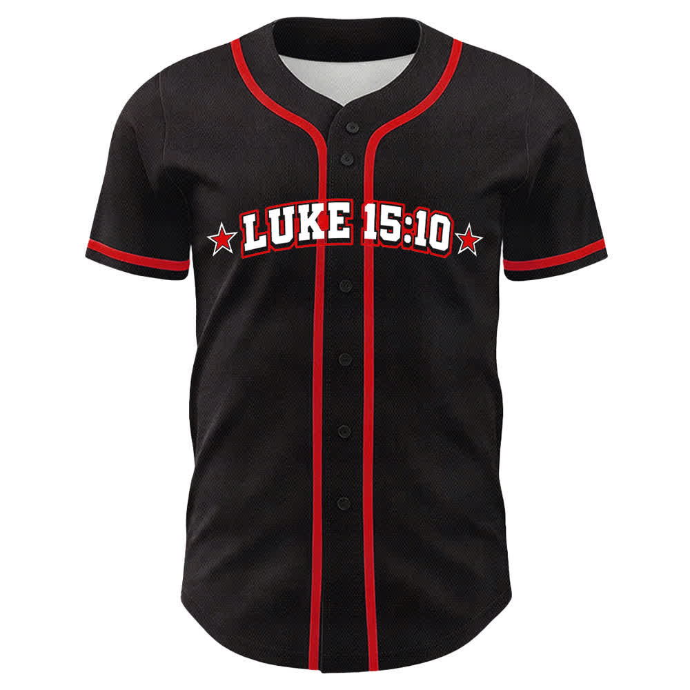 Christianartworkshop Luke 15:10 Found Sheep Baseball Jersey - image 14
