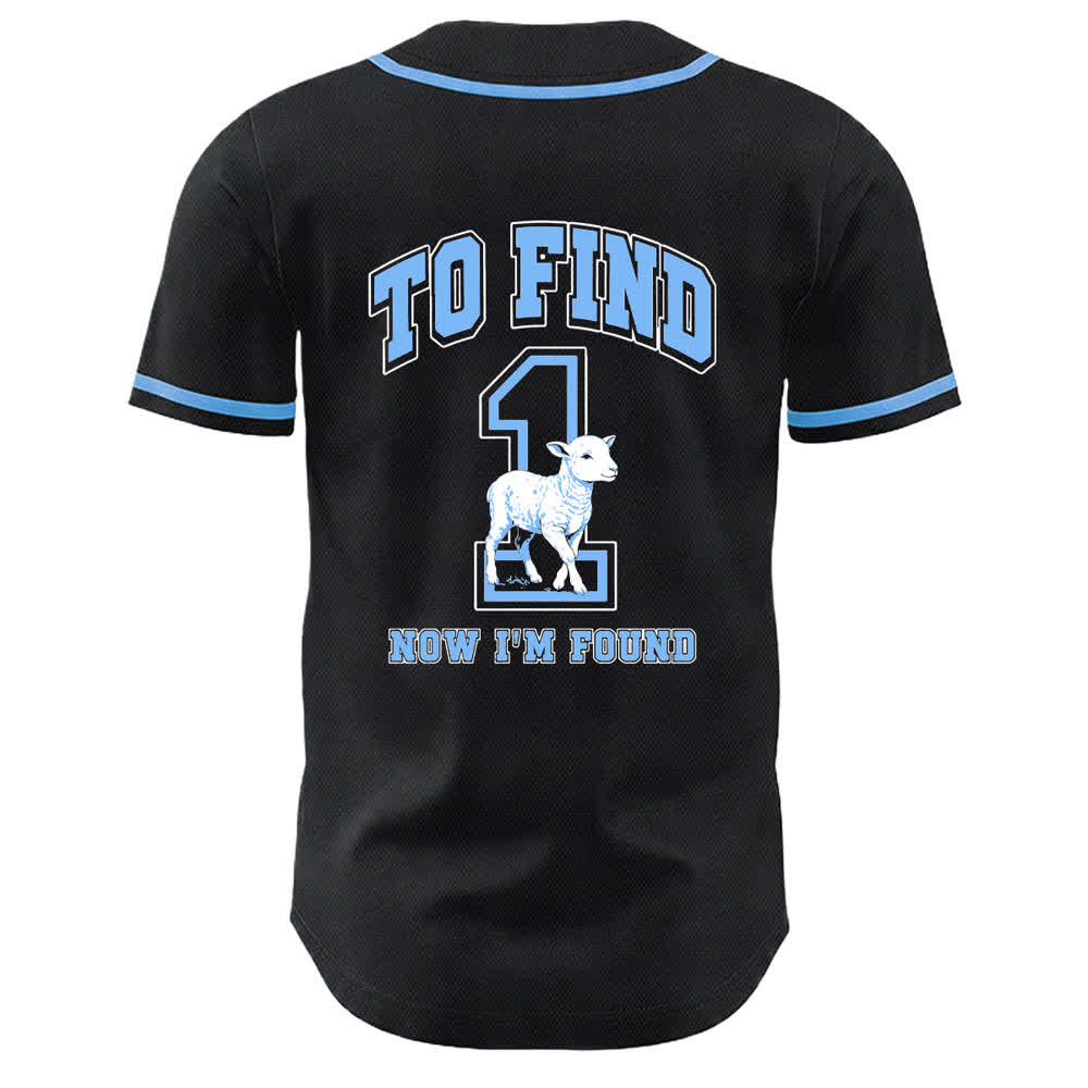 Christianartworkshop Luke 15:10 Found Sheep Baseball Jersey - image 1