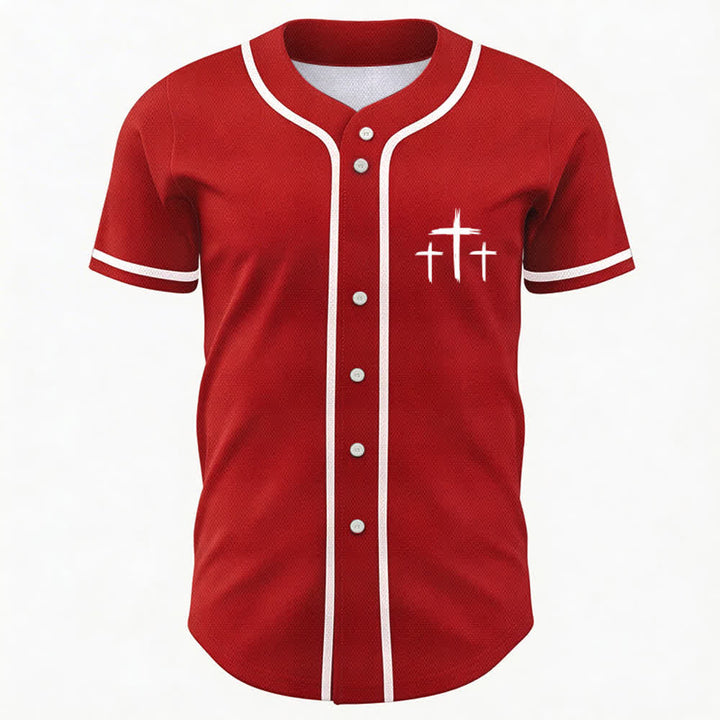 Christianartworkshop Faith Over Fear Contrast Trim Baseball Jersey - image 44