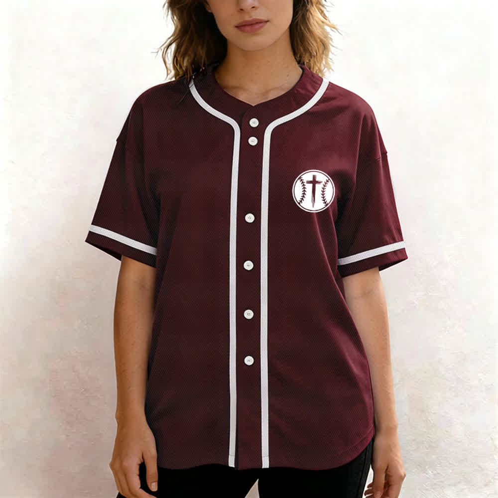 Christianartworkshop I CAN DO ALL THINGS THROUGH CHRIST Baseball Jersey - image 18