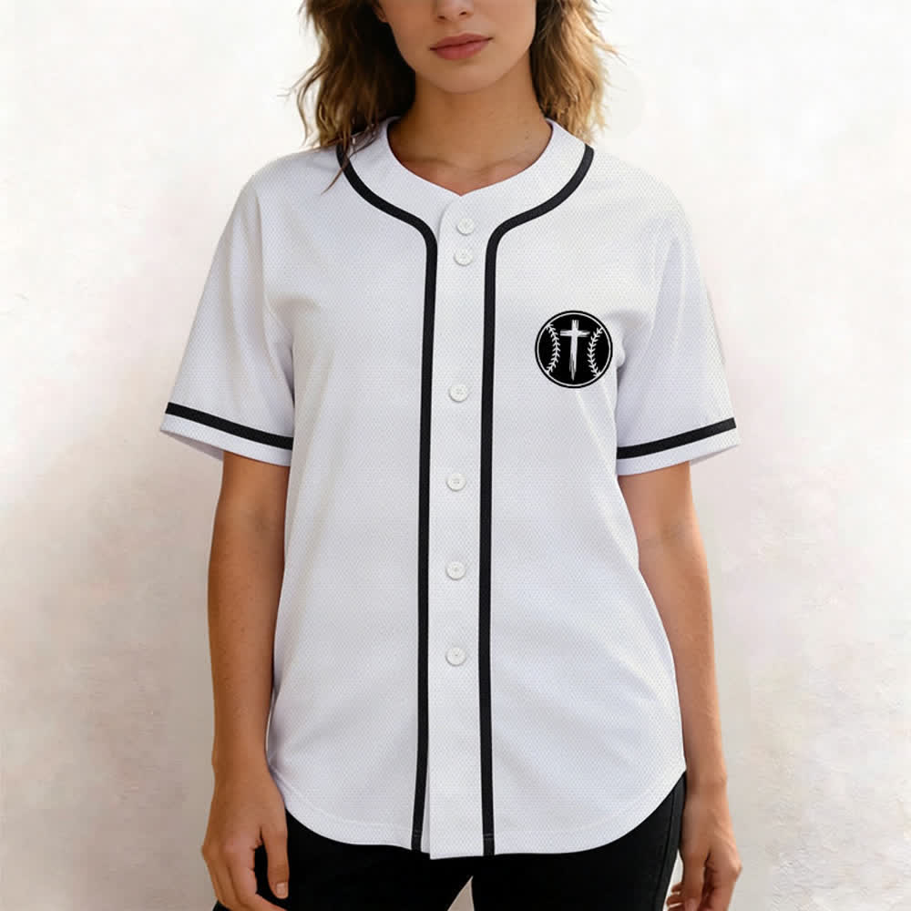 Christianartworkshop I CAN DO ALL THINGS THROUGH CHRIST Baseball Jersey - image 11