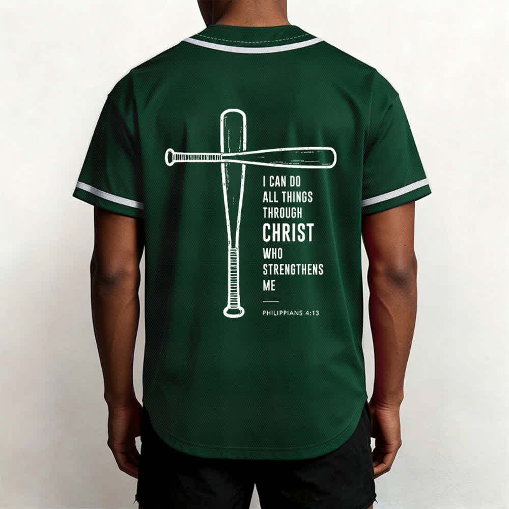 Christianartworkshop I CAN DO ALL THINGS THROUGH CHRIST Baseball Jersey - image 26