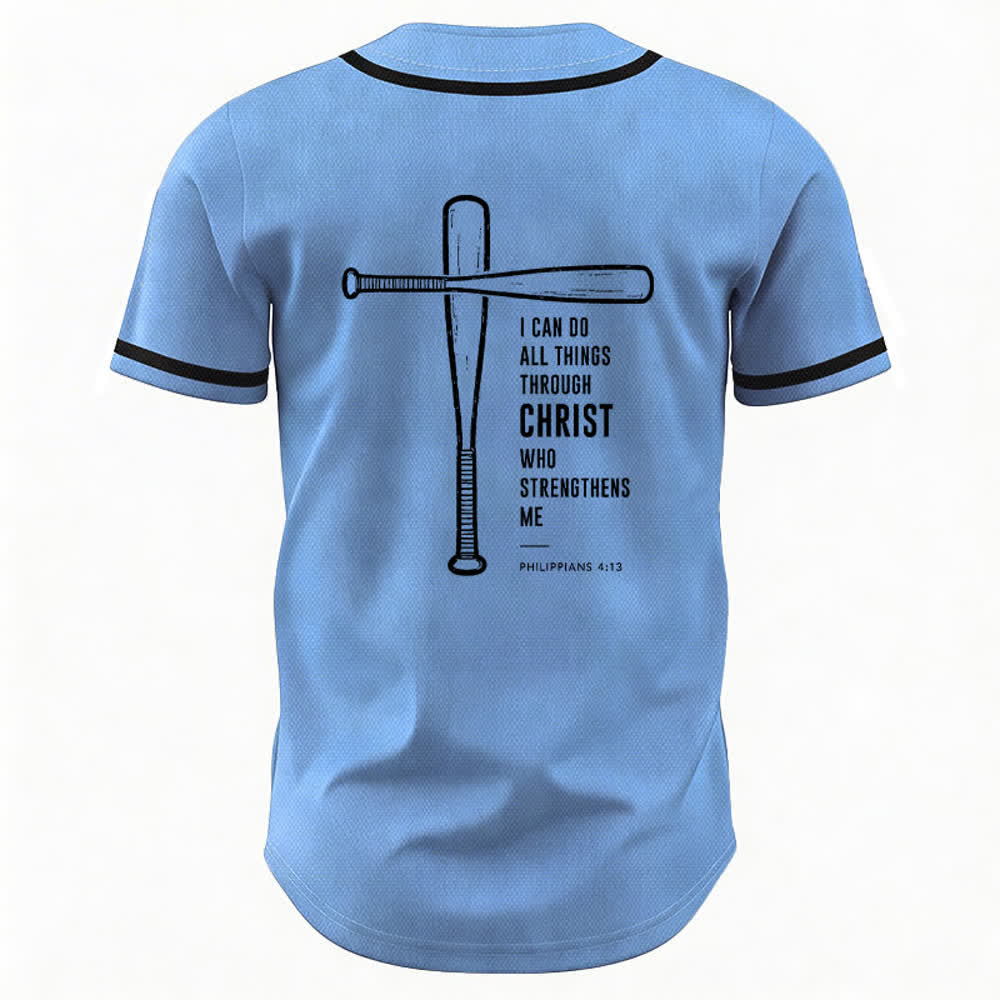 Christianartworkshop I CAN DO ALL THINGS THROUGH CHRIST Baseball Jersey - image 50