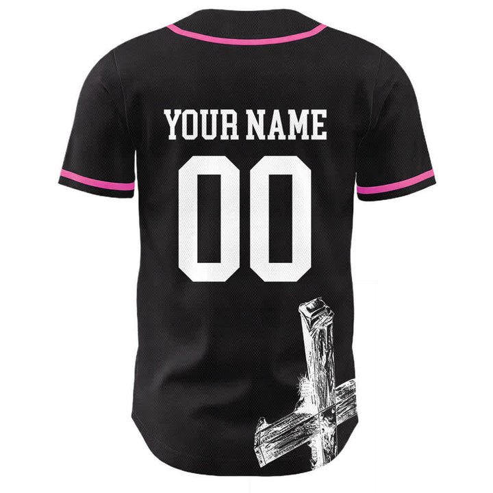 Christianartworkshop Jesus Saves Custom Name Baseball Jersey - image 25