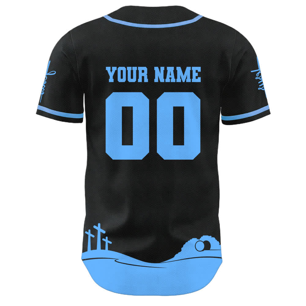 Christianartworkshop Jesus Is My King Personalized Mesh Baseball Jersey - image 13