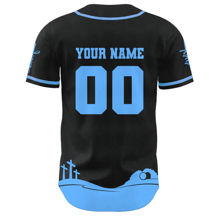 Christianartworkshop Jesus Is My King Personalized Mesh Baseball Jersey - image 13