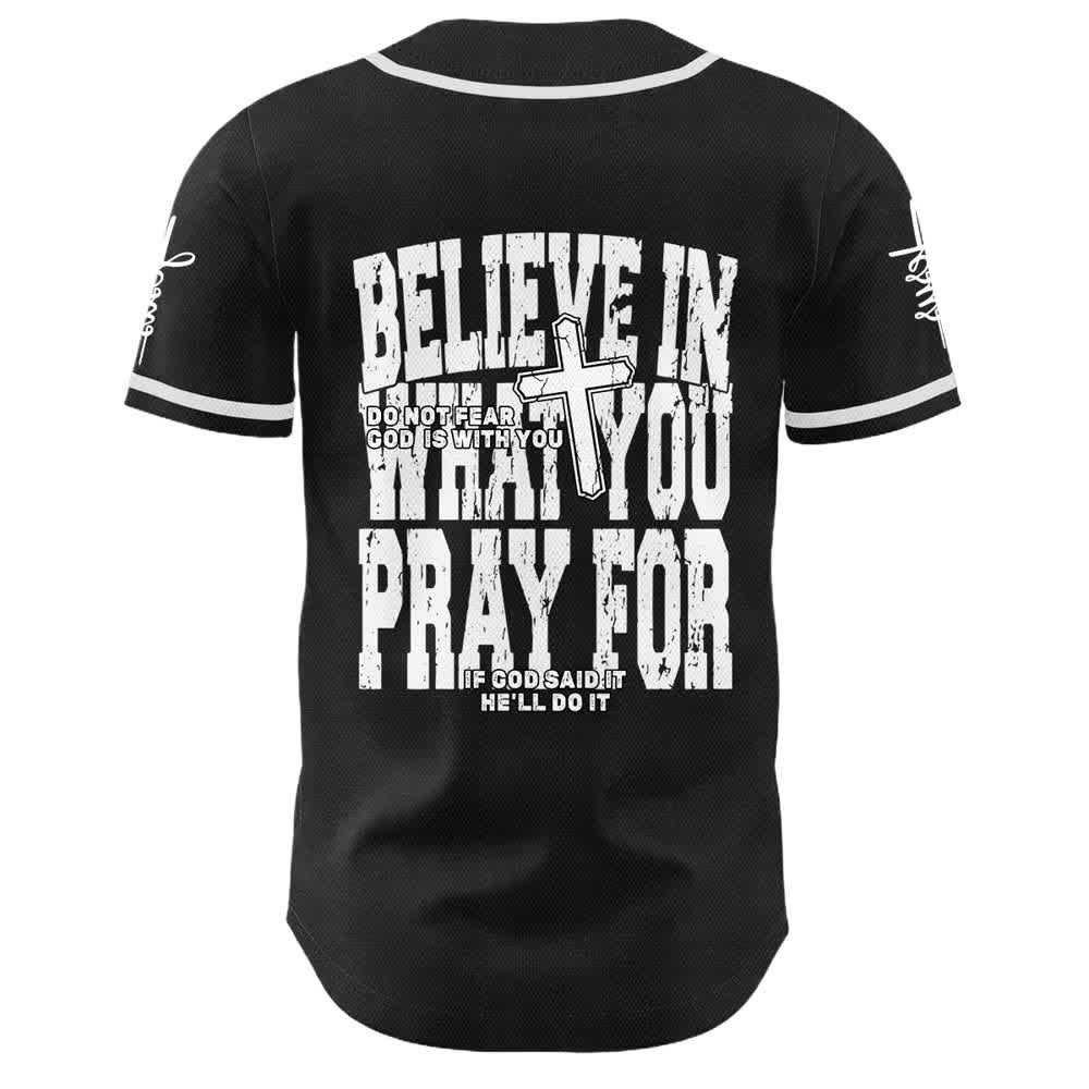 Christianartworkshop Jesus Black Red Button Up Baseball Jersey - image 4