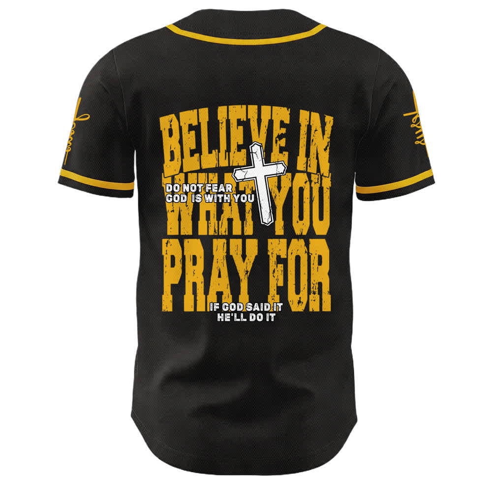 Christianartworkshop Jesus Black Red Button Up Baseball Jersey - image 19