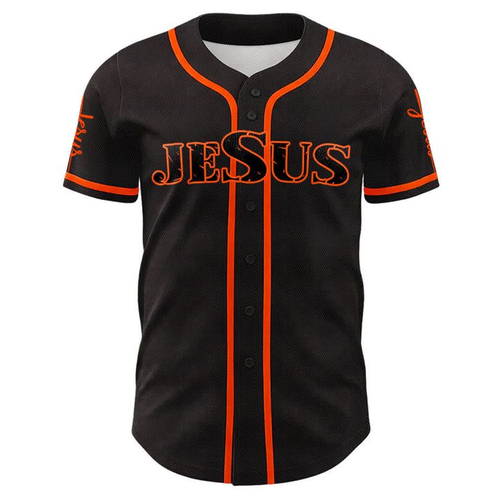 Christianartworkshop Jesus Cross Nail and Crown of Thorns Baseball Jersey - image 15
