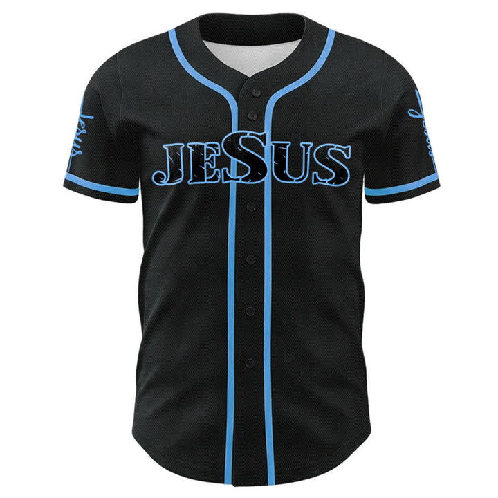 Christianartworkshop Jesus Cross Nail and Crown of Thorns Baseball Jersey - image 21